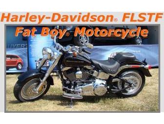 Raffle Ticket to Win a 2008 Harley-Davidson FLSTF Fat Boy Motorcycle!