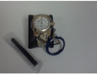 Silent Auction Event Item Only: Glam Rock Watch with Diamonds
