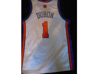 Signed Christopher Duhon New York Knick's Jersey
