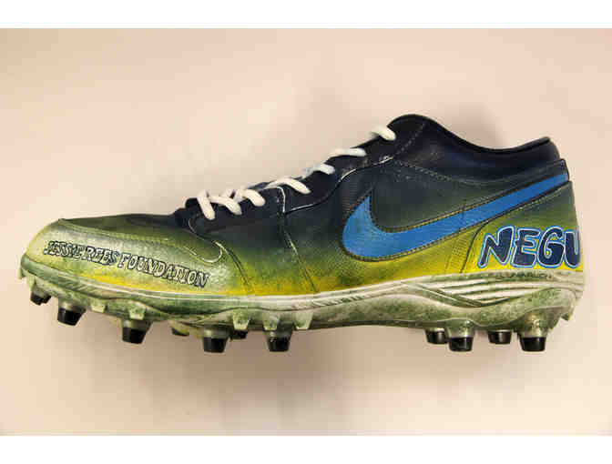My Cause My Cleats - Pittsburgh Steelers Nick Vannett Game Worn Cleats - Supports NEGU