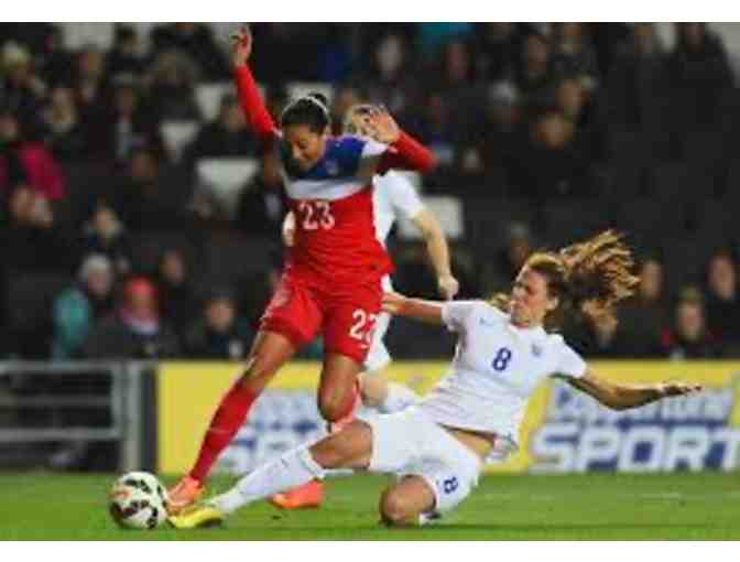 Christen Press Autographed 2015 USA Womens Soccer Jersey