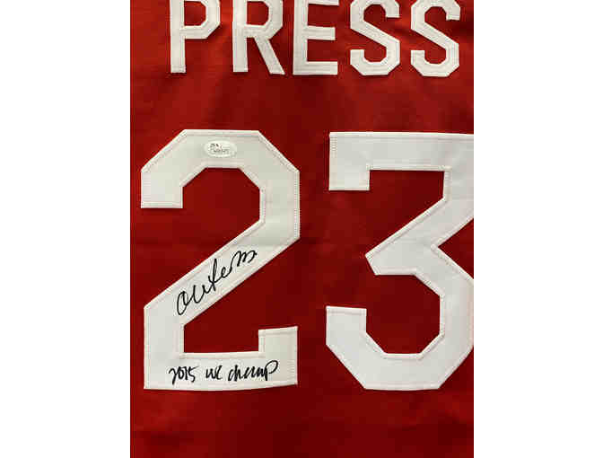 Christen Press Autographed 2015 USA Womens Soccer Jersey