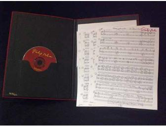 Music Collectible Philip Glass CD & Autographed Score
