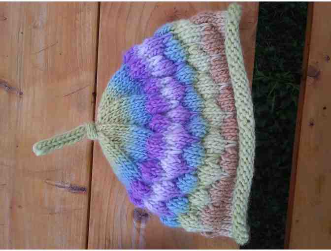 Deborah Kahn Beautiful Hand Knit Baby hat