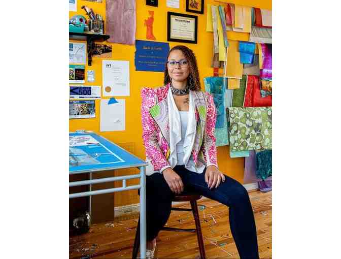 Rosa Leff Handcut Paper Architectural Cut, Framed