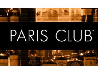 $50 gift certificate to Paris Club