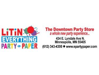Litin Party n' Paper $50 Gift Certificate