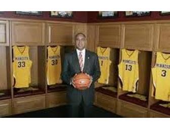 Amazing Opportunity to Attend a Golden Gophers Basketball Practice and Meet Coach 'Tubby' Smith