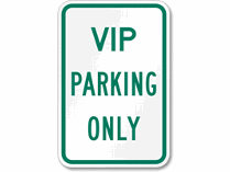 VIP Front Office Parking