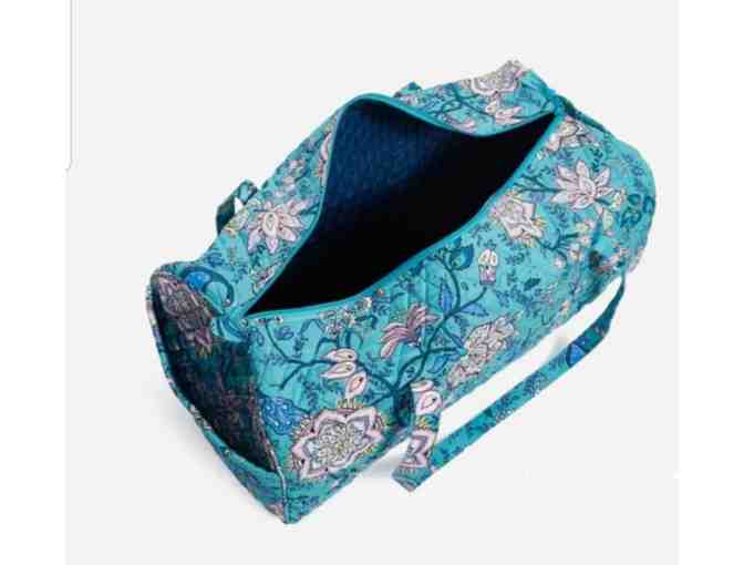 Vera Bradley Large Traveler Duffel Bag, Peacock Garden