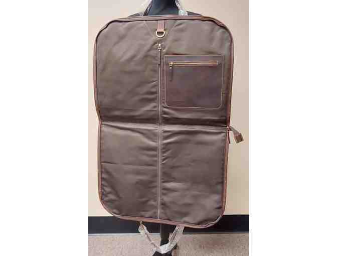 Brown Leather Suit Bag (also available in Black)