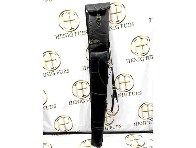 Brown Leather Rifle Case (also available in Black)