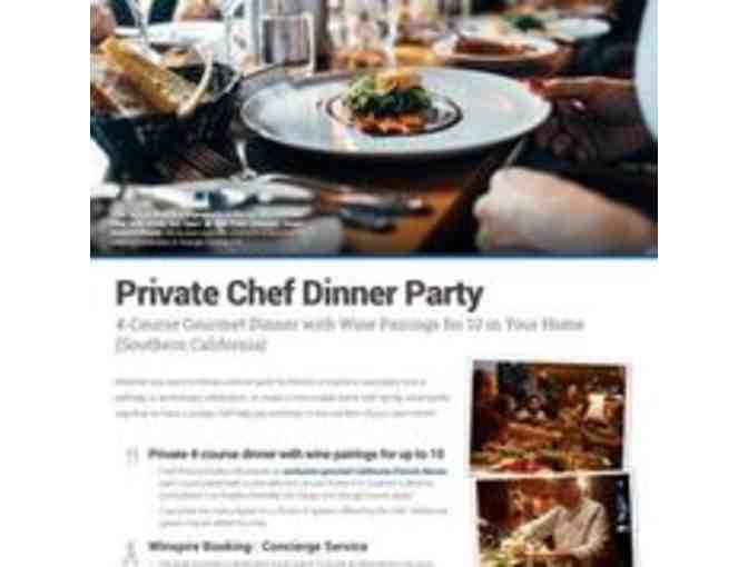 Private Chef Dinner Party for 10 in Your Home (So. California)