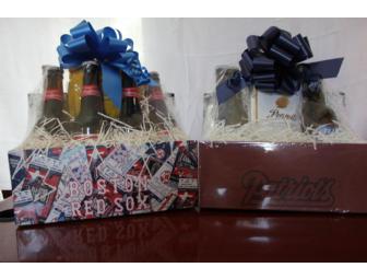 Bud Light NFL Mini Refrigerator + Six Packs of Bud Light and Budweiser