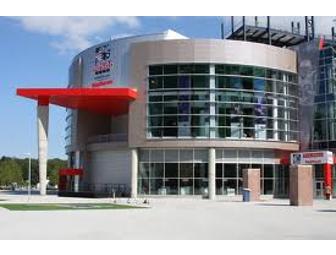 Football signed by Chandler Jones and 4 tickets to The Hall at Patriots Place