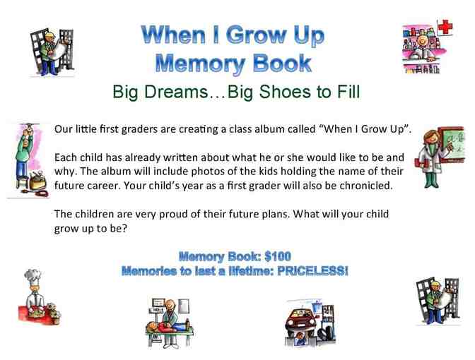 First Grade Memory Book - Mrs. McCrann