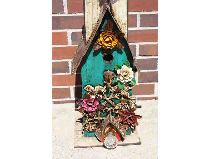 Spruce up Your Garden with this Birdhouse, Ceramic Bear and $50 to Spend at Shades of Texas Nursery