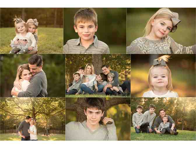 Family Photography Session and Hand Stretched Canvas