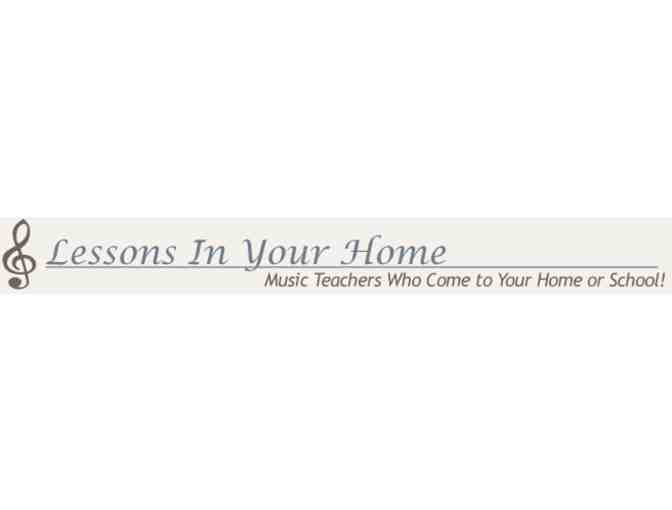 LESSONS IN YOUR HOME - Gift Certificate For Music Lessons