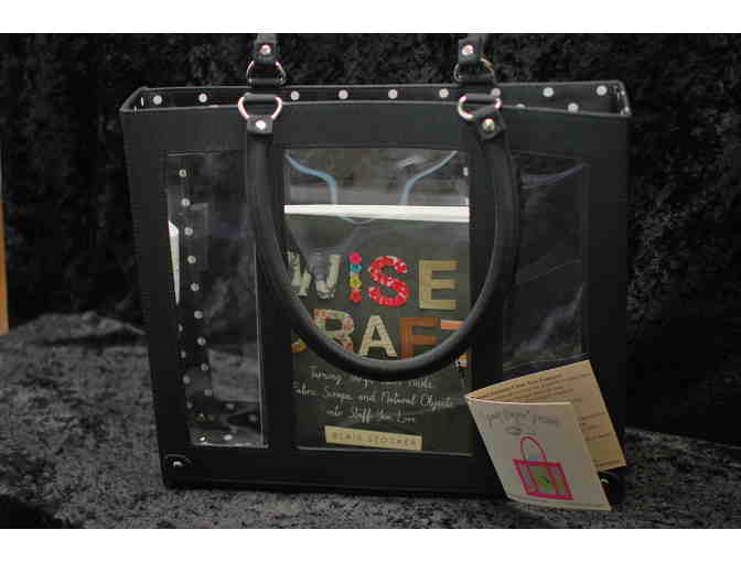 CLEAR TOTE BAG & WISE CRAFT BOOK