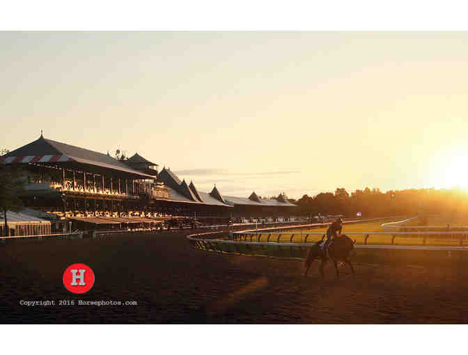 Saratoga Racetrack Package (backstretch tour, breakfast & box seats) for Four (4)