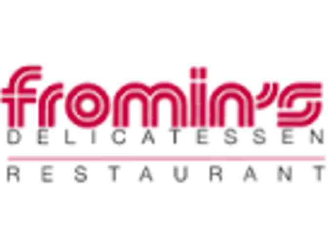 Fromin's Delicatessen & Restaurant - Breakfast Lunch or Dinner for Two