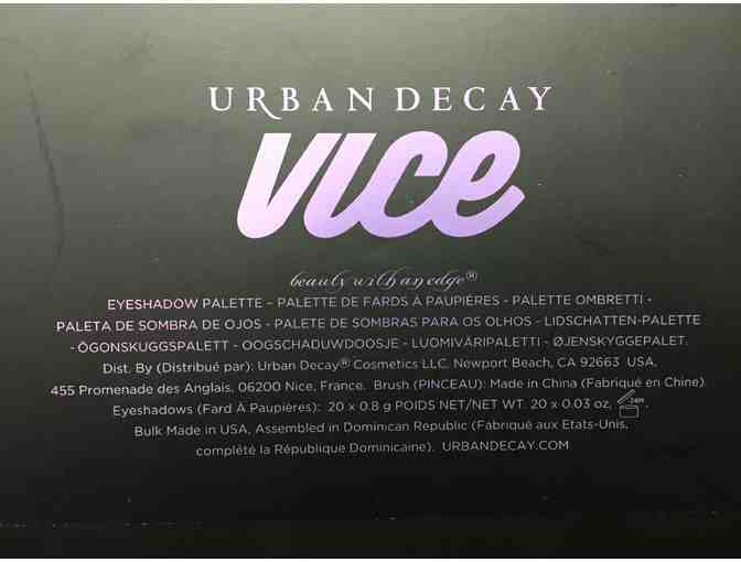 Urban Decay Vice 4 Eyeshadow Palette with matching bag