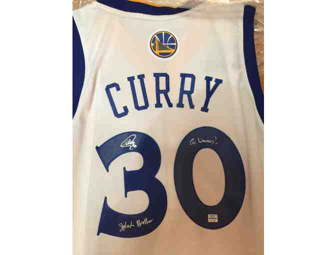 Signed Stephen Curry Jersey - Warriors Basketball - Photo 1