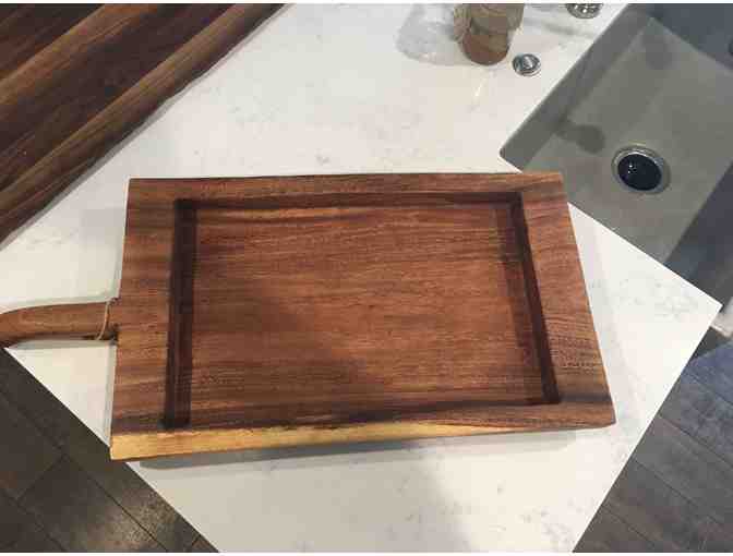 Handcrafted wooden serving tray -  DeWeerdt