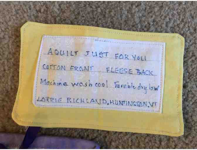 Baby Quilt of Pastel Colors