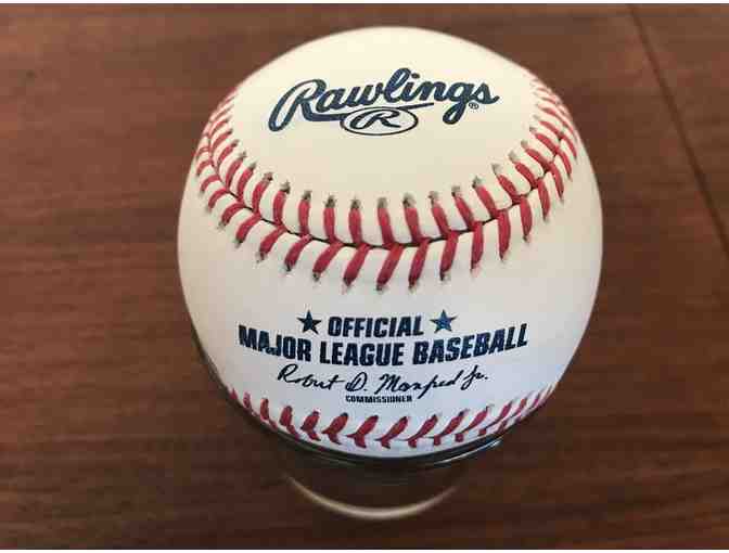 Boston Red Sox Baseball, autographed by Alex Cora