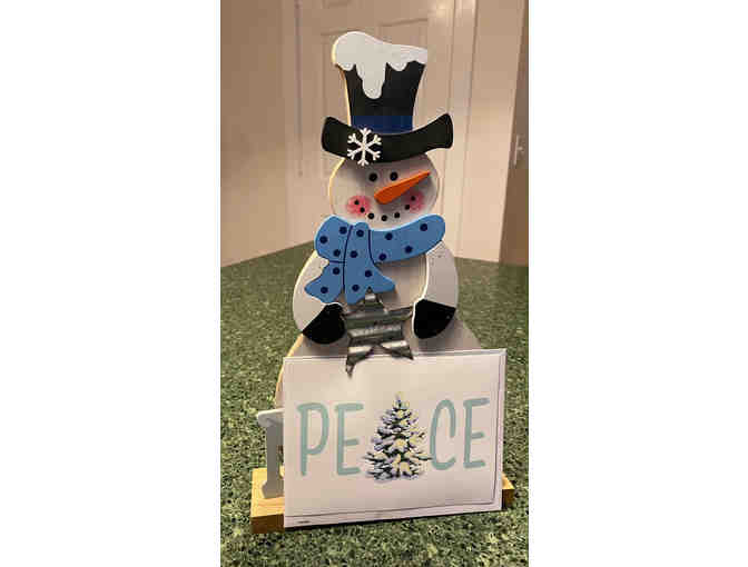 Wooden Snowman Frame