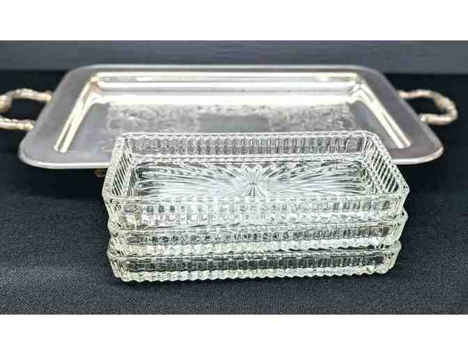 Silverplate Relish Tray