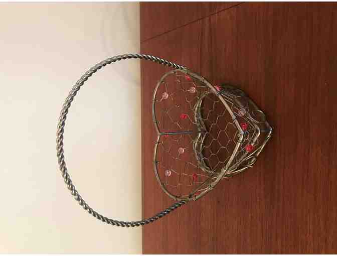 'Unreal' Chocolate Assortment in Heart Shaped Wire Basket