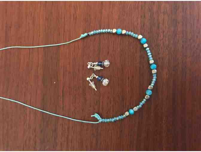 Earrings and Necklace from Provence, France