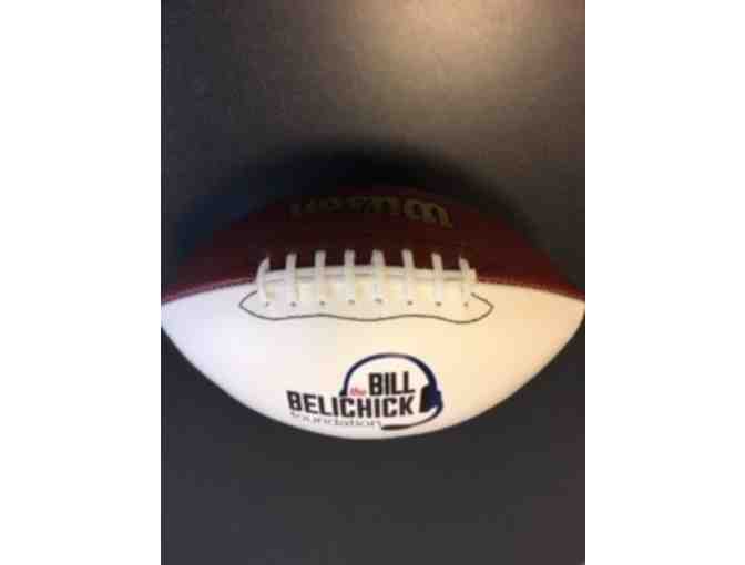 Football autographed by both Coach and Mr. Kraft plus Belichick-style sweatshirt