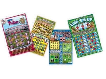 Basket of Scratch Tickets $250 value: Take a chance for $25
