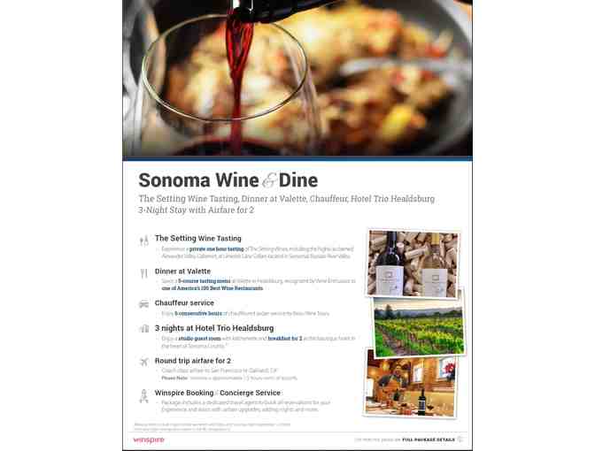SONOMA WINE AND DINE - Photo 1