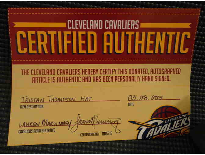 Autograph 'Tristan Thompson' Cavaliers Hat