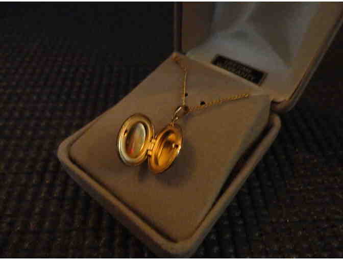 Gold Locket Necklace