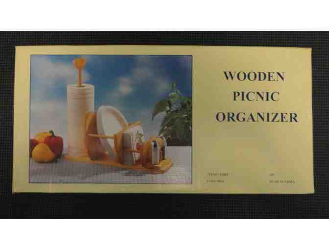 Wooden Picnic Organizer
