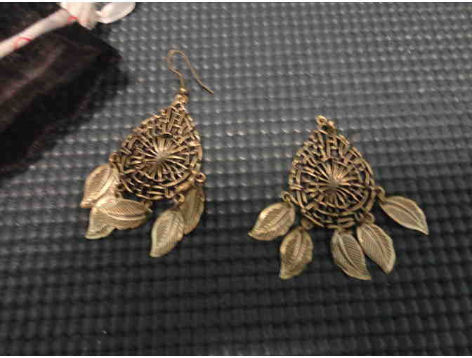 Feather Gold Earrings