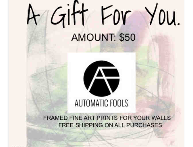 Automatic Fools gift card - JW - Photo 1