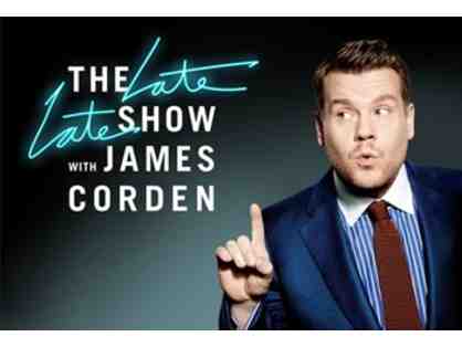 Two VIP tickets to attend LIVE taping of The Late Late Show with James Corden