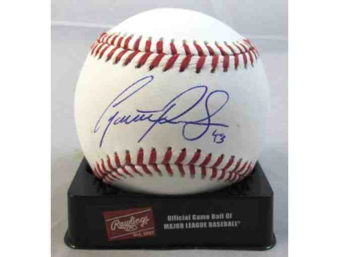Garrett Richards Autographed Baseball with Display Case