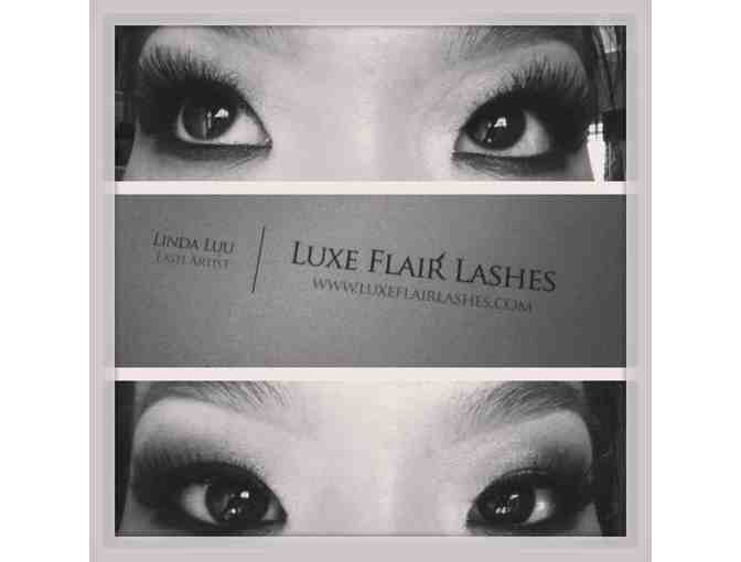 Signature set of eyelashes extensions by Luxe Flair Lashes