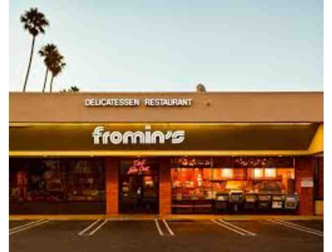 Dinner for 2 at Fromin's Deli in Santa Monica, CA