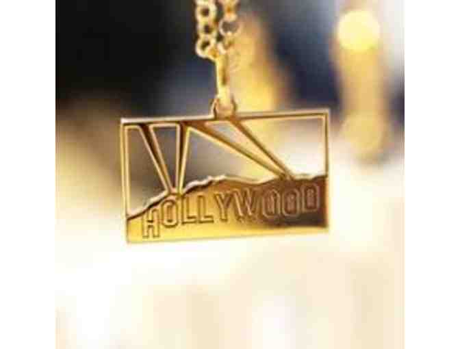 14K Gold Vermeil Hollywood Hills Charm and Chain by Jet Set Candy