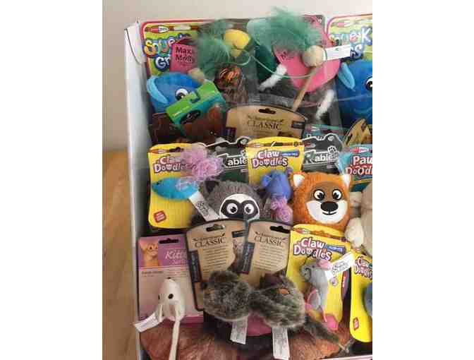 Jakks Pacific Pet Basket filled with Dog & Cat Toys!