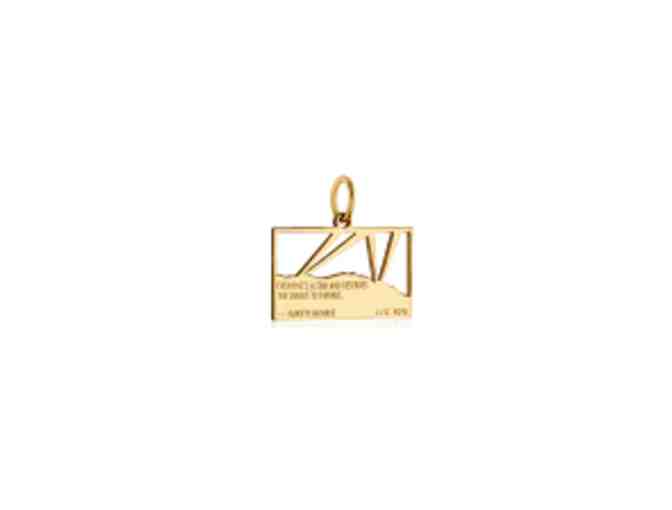 14K Gold Vermeil Hollywood Hills Charm and Chain by Jet Set Candy